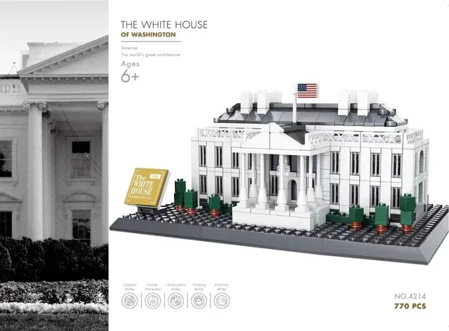 MOC World Famous Architecture Edifice Opera House Building Blocks Villa Savoye Bridge Tower Toy Children Birthday Christmas Gift - CADA BRICKS®