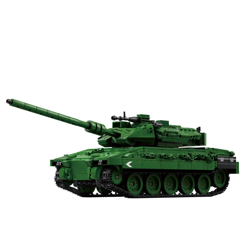 World War 2 WW2 Army Military Soldiers SWAT Leopard 2A7 Main Battle Tank Assemble Building Blocks Bricks Children's Toys Gift - CADA BRICKS®