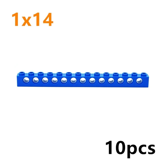 Technical Building Block MOC Combination Studded Long Beam with Hole Thick Bricks Compatible 3703 32018 3895 2730 3894 3701 3700 - CADA BRICKS®