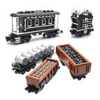 City train building blocks DIY modified accessories, creative MOC assembly track train carriage expansion set, base, wheel parts - CADA BRICKS®
