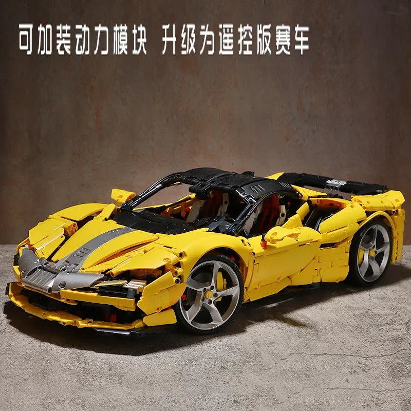 IN STOCK MOC 1:8 Technical RC Sports Car SF90 Building Blocks Model Bricks Assembling Toys for Children Birthday Gift Set - CADA BRICKS®