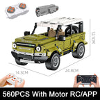 2025 NEW RC/APP Technical Brick Vintage Cars Classics Model Building Block Assembling Toys for Boys Birthday Christmas Gifts Set