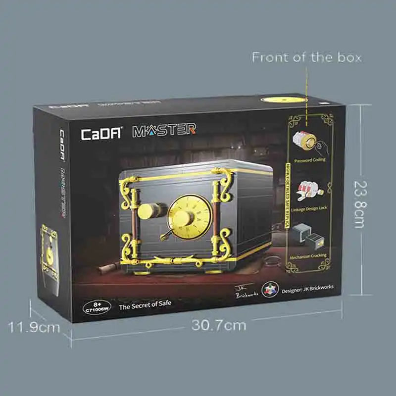 Cada 422PCS City Retro Combination Safe Building Blocks The Secret of Safe Experiment Education Bricks Toys Boys Gifts - CADA BRICKS®