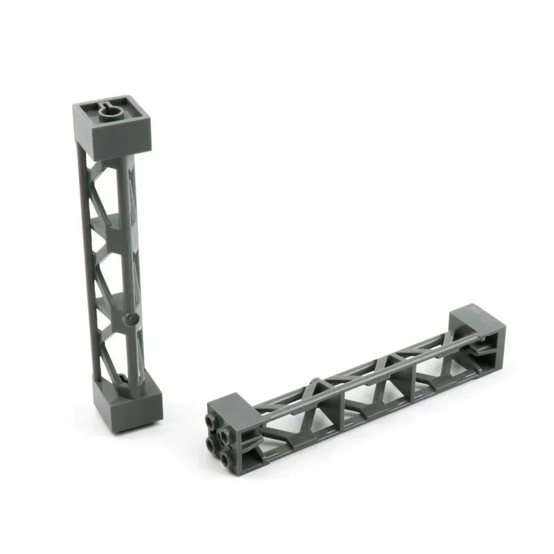 Double Sided Baseplates Bracket City Accessory Pillars MOC Parts For Military Building Blocks Gift Toys for Children