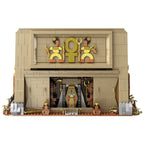 MOC Ancient Egyptian Pharaonic Pyramid Temple Building Blocks Architectural Building Toy Statues Hieroglyphics for Gift 2666PC