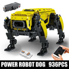 MOULD KING 15066 Technical Robot Toys The RC Motorized Boston Dynamics Big Dog Model AlphaDog Building Blocks Bricks Kids Gifts