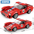 Speed Champions Series Racing Sports Vehiclea Technique Car Supercar Building Blocks Set Bricks Classic MOC Model Toys For Kids - CADA BRICKS®