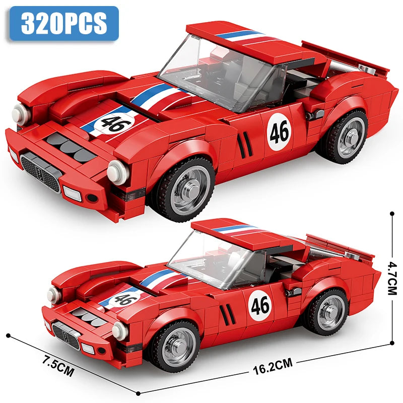 2024 New Speed Champion Sports Car Building Blocks City Technique Car MOC RX7 250GT Racing Vehicle Bricks Toys For Children Gift - CADA BRICKS®