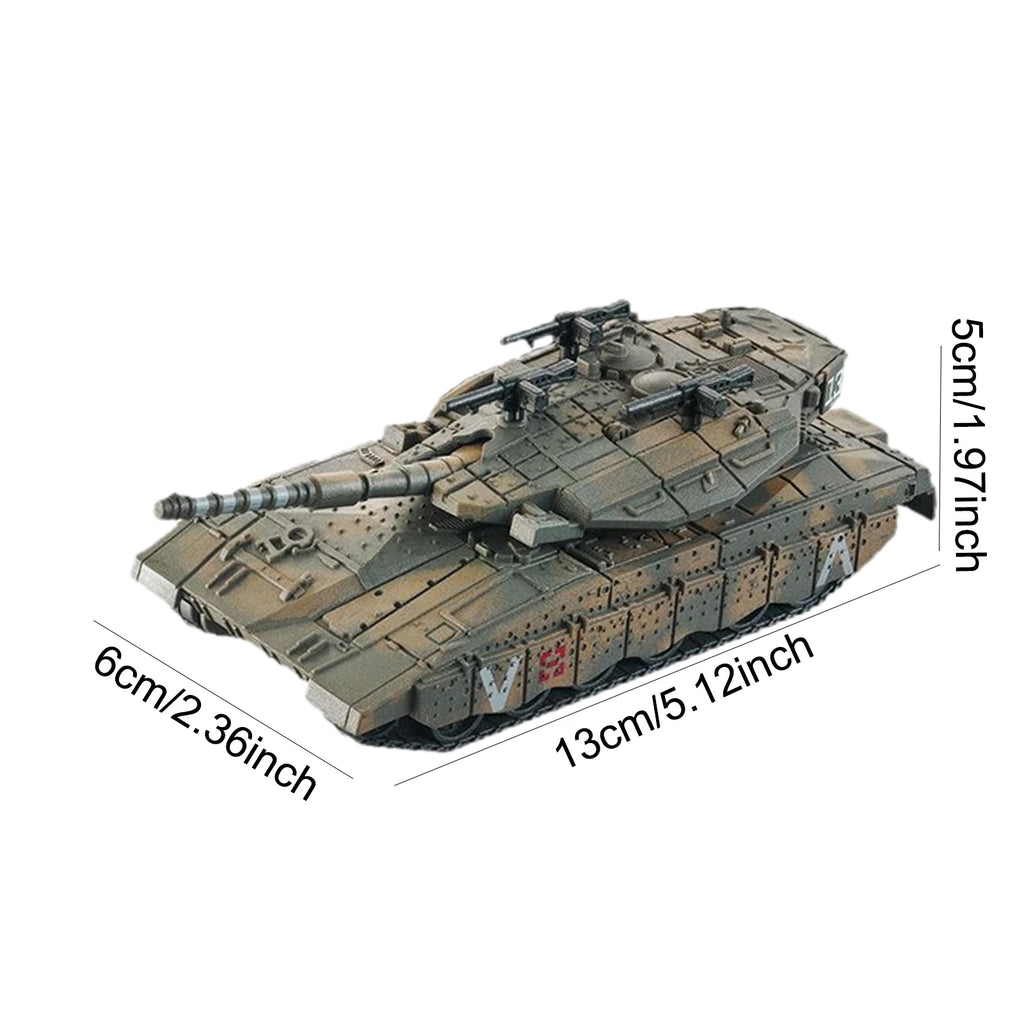 1/72 Scale Pretend Toy Souvenir Miniature Tank Building Military Model Tank Model Kit For Kids Children Boys Collection Boy Gift