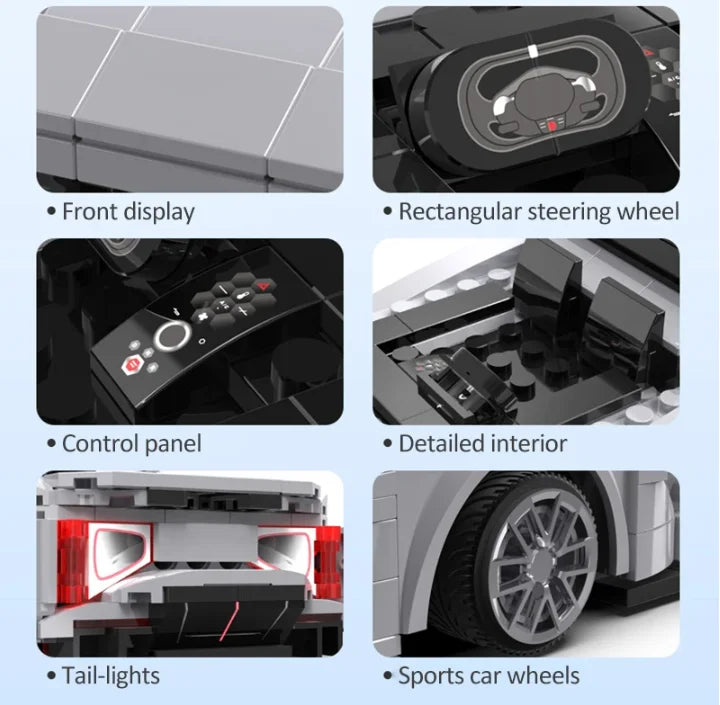 Cada RC APP Remote Control Lotus Sports Car Building Blocks City RC Vehicle Racing Car Bricks Gifts Toys for Boys Children gifts - CADA BRICKS®