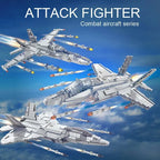 Aircraft Series F22 Fighter Building Blocks Model Famous WWII Military Airplanes MOC Bricks Sets Boys Toys Gifts For Childrens - CADA BRICKS®