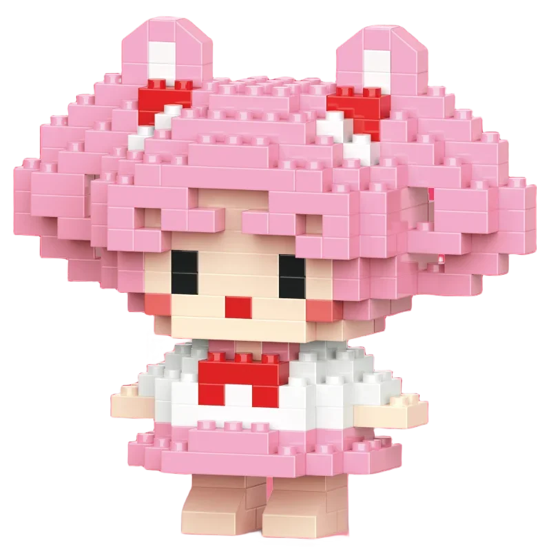 Disney Stitch Mickey Anime Anime Blocks Kuromi My Melody Diseney Cinnamoroll Mouse Building Blocks Doll Toy Kids Birthday Gift - CADA BRICKS®