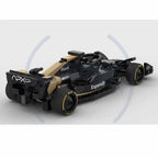MOC-223044 KICK SAUBER APXGP F1 Racing Building Blocks – 314PCS Checkered Car with Stickers