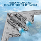 Militaire Technische B2 Ghost Stealth Ghost Bomber Jager Bouwstenen Tweede Wereldoorlog WO2 Speciale Raket Modelstenen Kinderspeelgoed Jongens