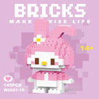 Disney 108 style Stitch LinaBell StellaLou Building Blocks Princess Cartoon Figrues Bricks Children's Assembly Toys Model Gift - CADA BRICKS®