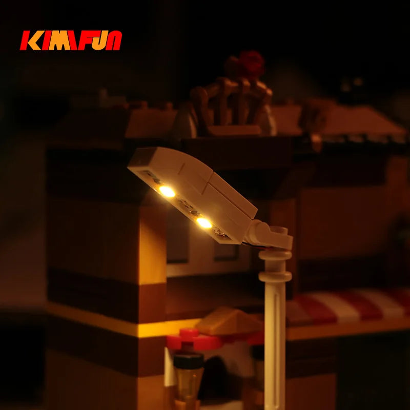 10PCS 0.8mm Pin RGB LED Building Blocks USB Lamp DIY Street Light City Electric Decorate 1X1 Brick Toy Compatible All Brands - CADA BRICKS®