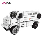 New Military Series Armored Vehicle Transport Truck  Building Blocks Leopard Tank Set T64 Tank MOC Bricks Educational Toys