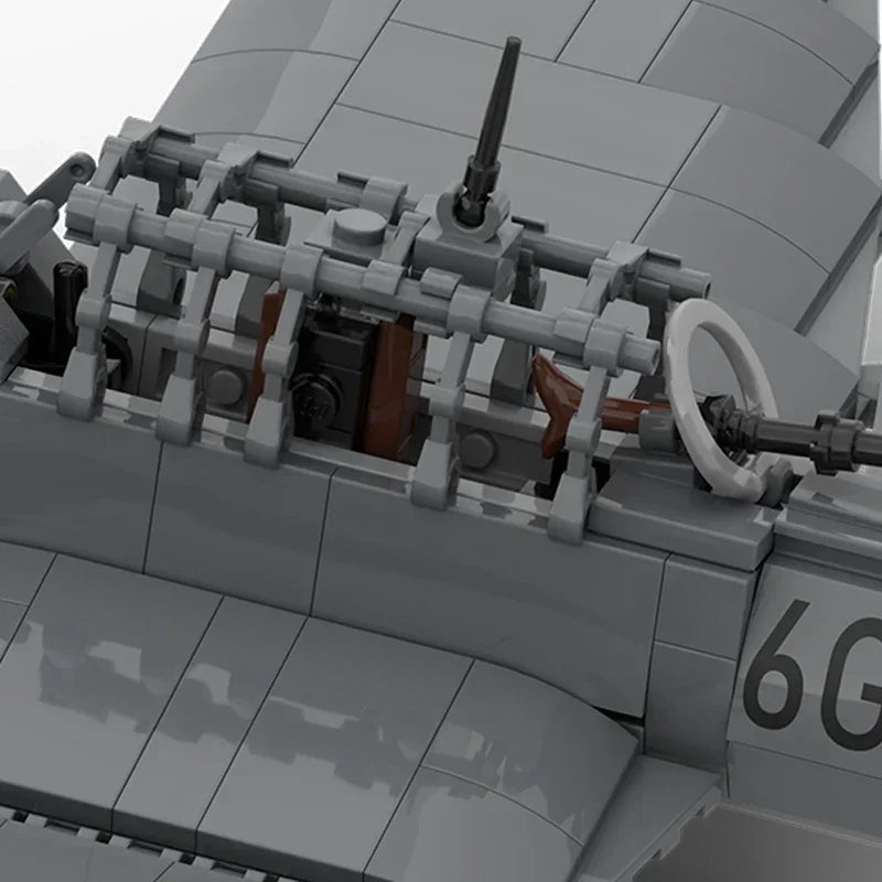 Technische Moc Steentjes Militair Model Ju 87 Stuka Jachtvliegtuig Modulaire Bouwstenen Cadeaus Speelgoed Voor Kinderen Doe-Het-Zelf Sets Om Te Monteren