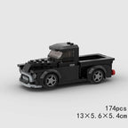 City Truck Vehicle Pickup Heavy Cargo Transport Model Building Blocks Machinery Shop Van Creative Carriage Harvester Car Kid Toy - CADA BRICKS®