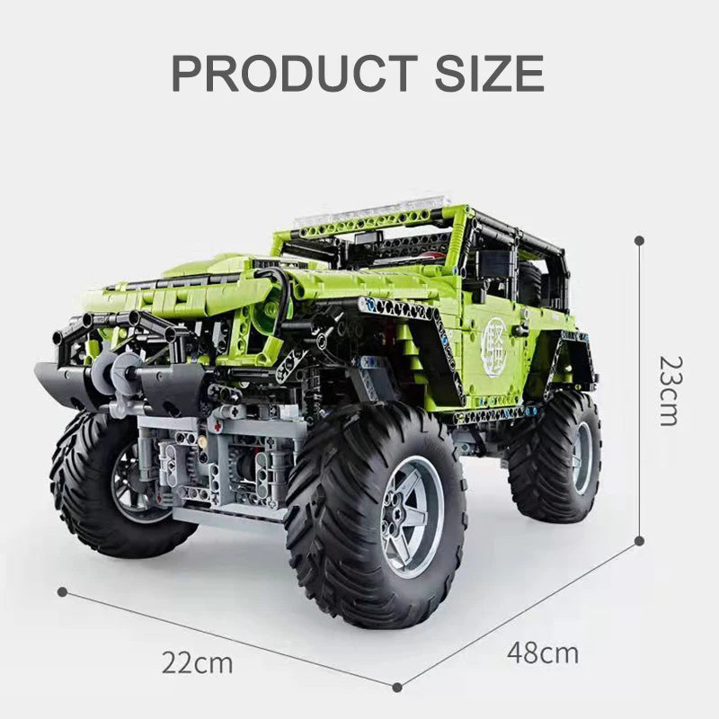 Technical Car APP Remote Control Motor Power SUV Series Building Blocks Bricks MOC Off-road Vehicle Model Sets Boy Toys Kid Gift