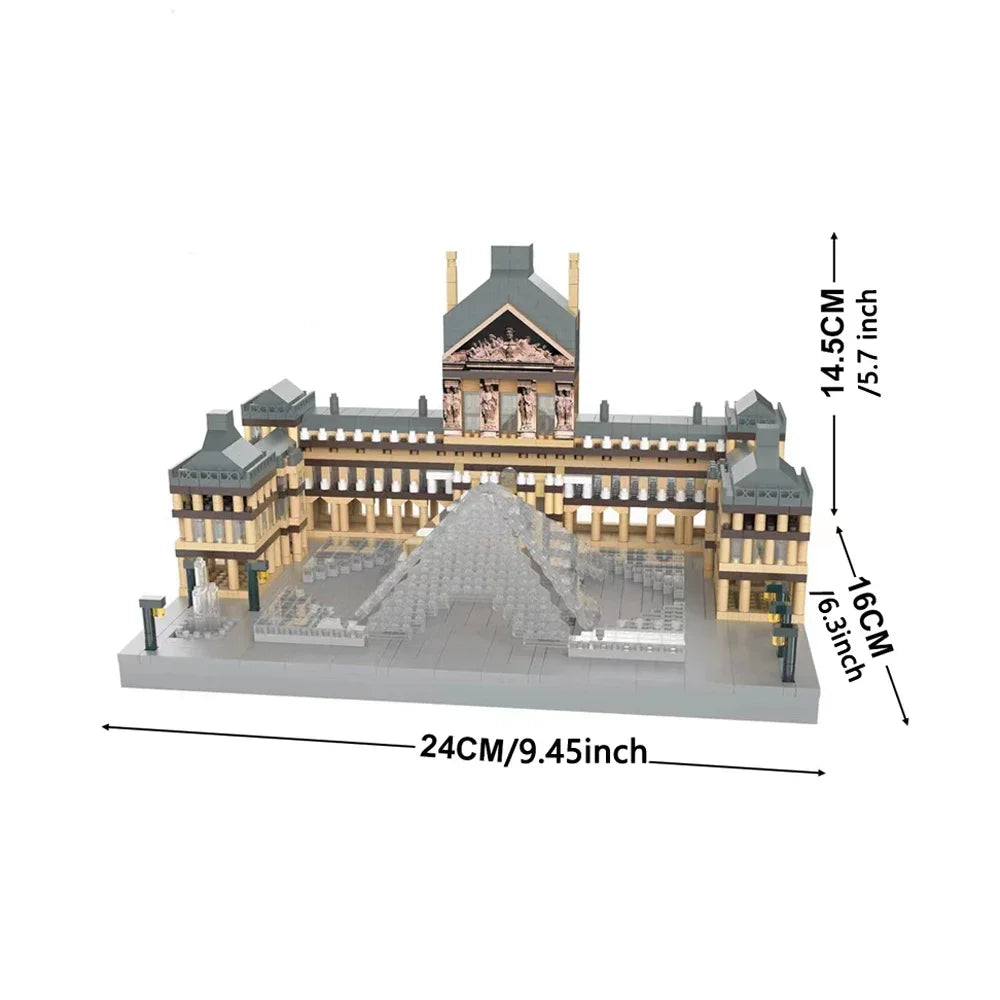 Knew Built 3 Size Choice Paris Eiffel Tower Micro Mini Building Blocks Toy France’s Pride Collectible Decoration and Gift-Worthy - CADA BRICKS®