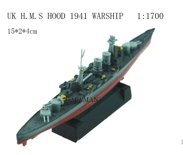 1/2000 Plastic Assemble Warship Cruiser Destroyer Submarine Model Kit WWII Yamato USS Model Ship Puzzle Military Toys For Boys