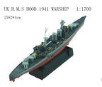 1/2000 Plastic Assemble Warship Cruiser Destroyer Submarine Model Kit WWII Yamato USS Model Ship Puzzle Military Toys For Boys