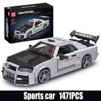 Mould King 10113 Technical Car Building Block The MOC Skyline Sport Racing Car Model Assembly Car Brick Toys Kids Christmas Gift