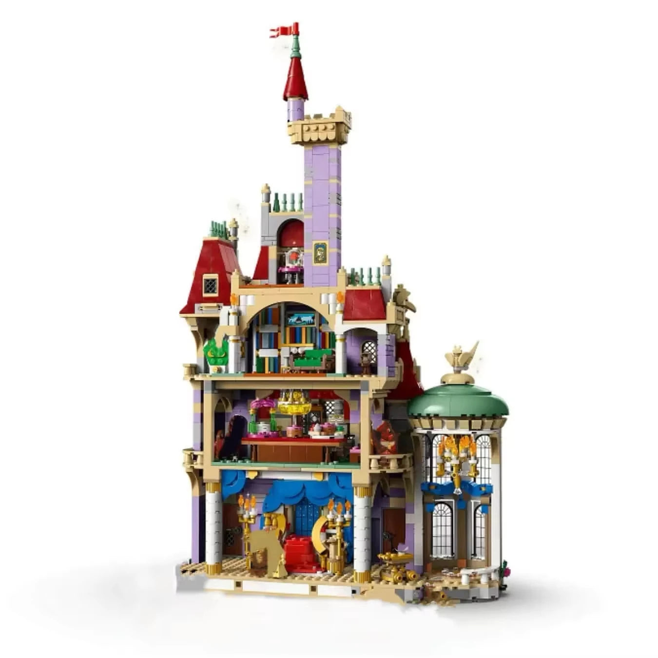 Beauty Princess Castle Building blocks Building Beast Monster romantic toy model moc brick birthday gift