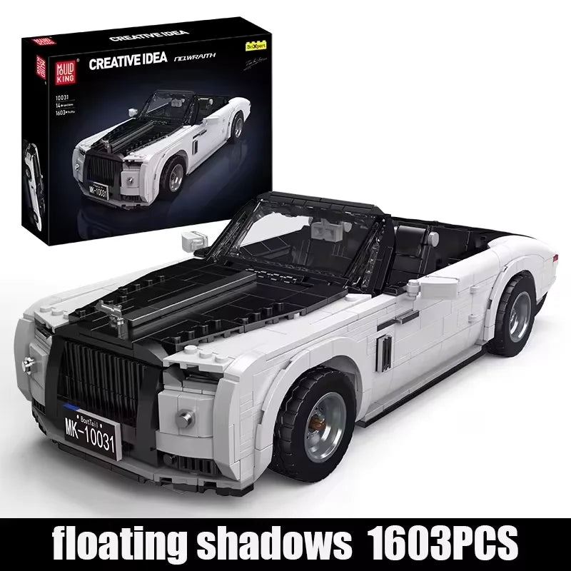 Mould King 10031 Technical Car Building Block The MOC Wraith Oldtime Car Model Assembly Sport Car Brick Toys Kids Christmas Gift