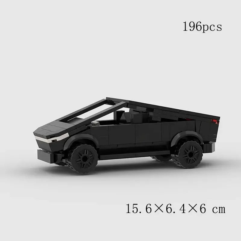 Electric Vehicle Model Car Bricks Expert Technical MOC Teslaed Model3 X S and Cybertruck Building Block Toys Best Birthday Gifts - CADA BRICKS®