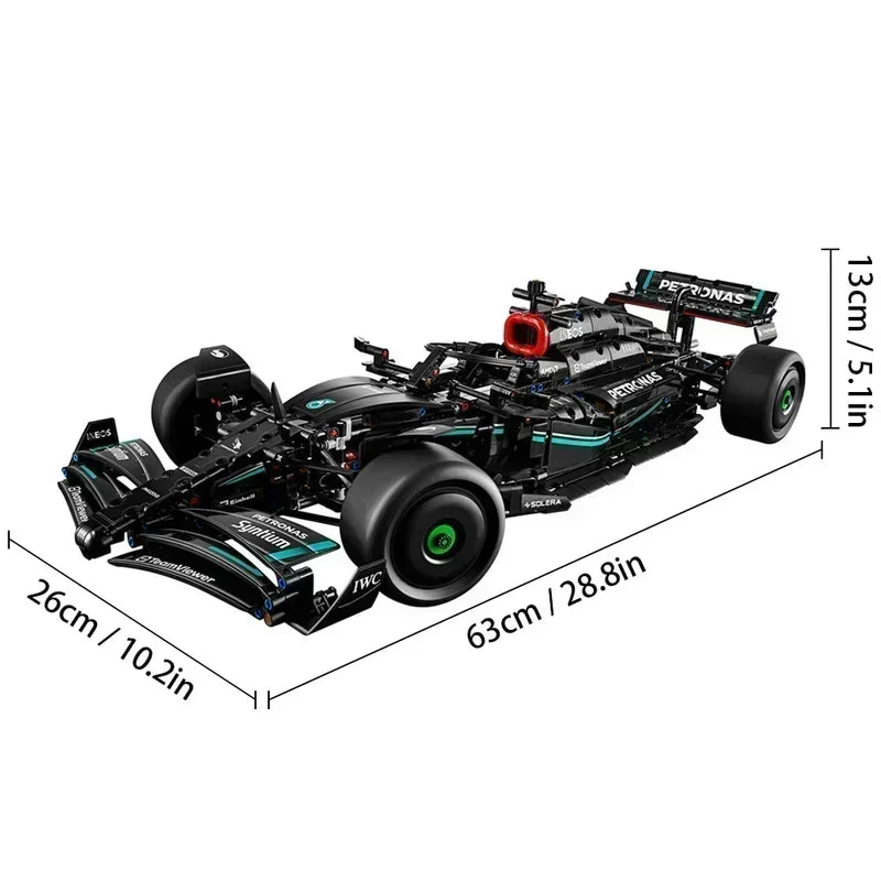 2025New Technology 1:8 F1 Formula Red Sport racing Model Building Block Mechanical Set Assembly Toy  For Children's Holiday Gift - CADA BRICKS®