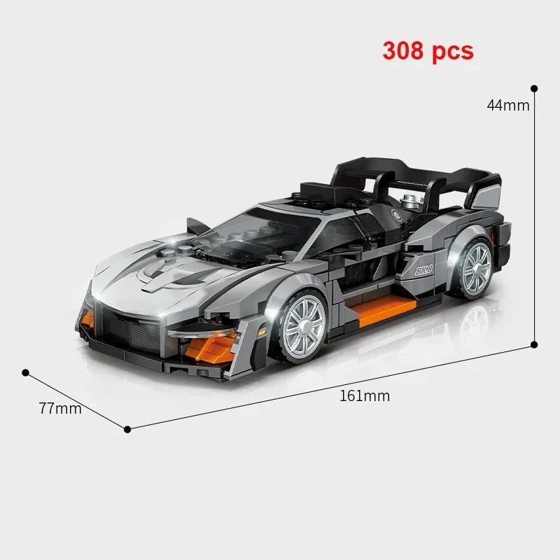 Moc Speed Champion Technical Car City Vehicle Racing Car Building Blocks Sports Car Garage Carro Rennau Voiture Creative Toys - CADA BRICKS®