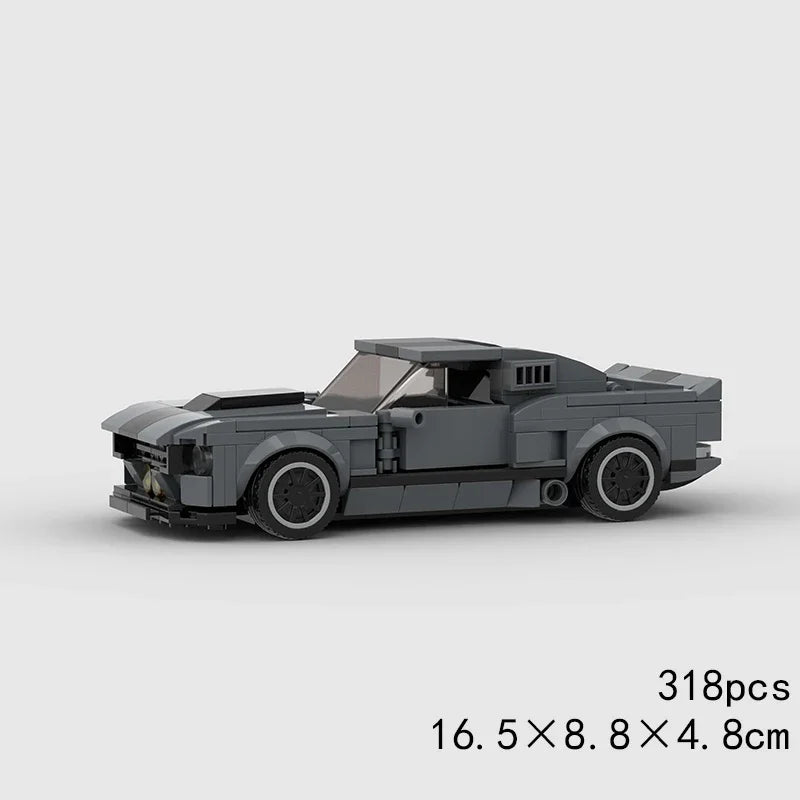 MOC Speed Champions Super Race Car F1 Great Vehicle Racing Model Building Blocks Bricks Sports Pickup Truck City Technique Toy - CADA BRICKS®