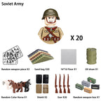 Military Building Blocks, Figures, Action Figures, Toys, Mini Dolls, Soldier Characters, Children's Toys, National Army Phalanx - CADA BRICKS®