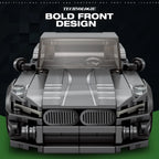 Sports Car Building Blocks Set for Adults, Racing Car Collectible Display Model Toy Kit, Creative Gift for Kid Boy Girl, 369 Pcs - CADA BRICKS®