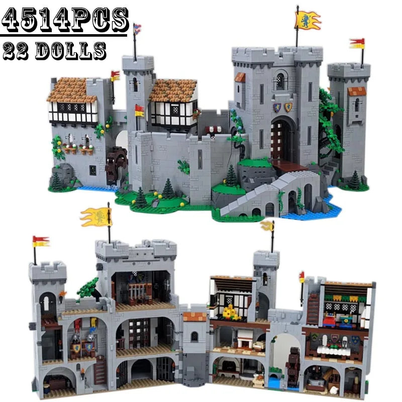 IN STOCK 4514 PCS Lion King Castle Compatible 10305 85666 Building Blocks Bricks Education Kids Christmas Birthday Gifts Toy - CADA BRICKS®
