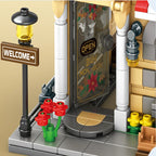 Hotel Building Blocks Inn Architectural Building Blocks Girls Toy City Series  Assembly Miniature Puzzle Model Boys Toy Kids Toy