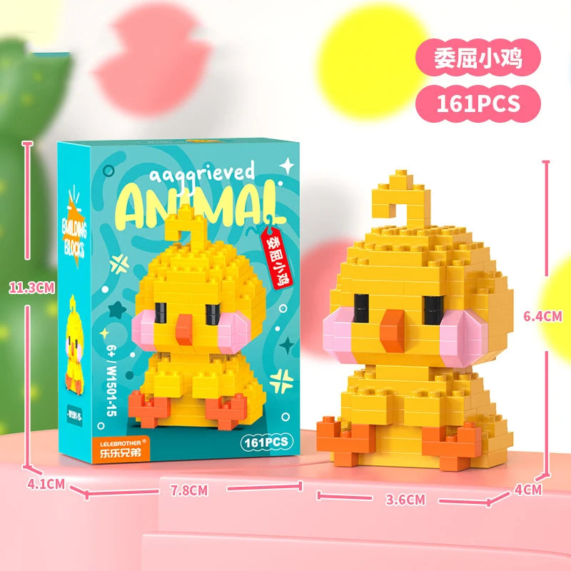 Adults Animals Micro Particle Building Blocks Toy for Children 6 to 12 Years Old Boy Birthday Gift Dog Cat Mini Bricks Girl Toys - CADA BRICKS®