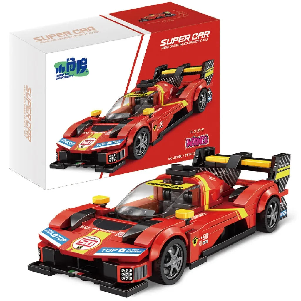 11 Types Speed Champions Car Hypercar Building Blocks MOC Construction Bricks Famous Sport Vehicle Toys Gift For Children Kids - CADA BRICKS®