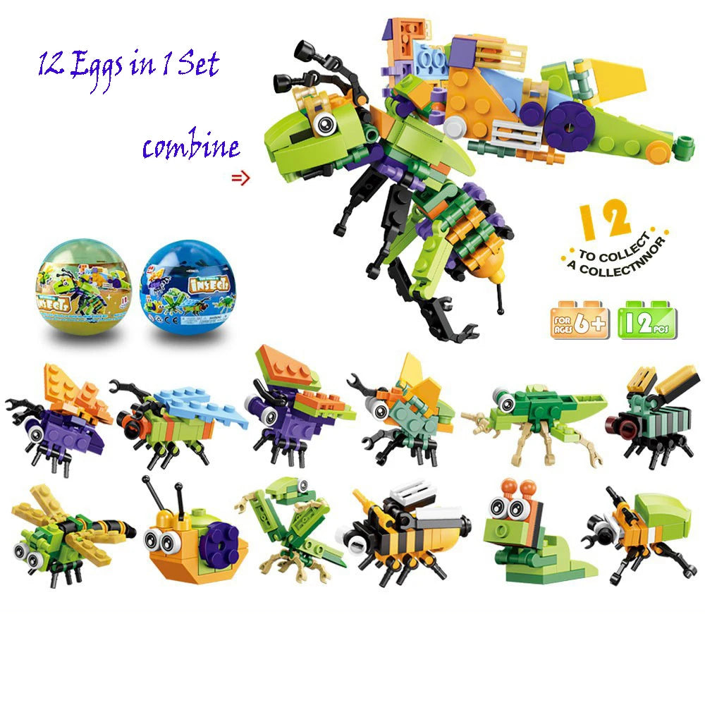 Jurassic World Building Blocks Twisted Egg Truck Dinosaur Eggs Car Train Racing Set Compatible Legodinosaur Toy Children's Gifts