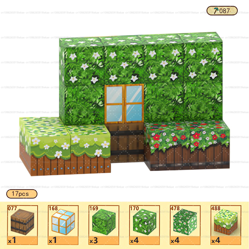 Magnetic Building Block Magnet Cube Mine World Set for Boy Girl Kid Age 3+ DIY Model Children STEM Sensory Toy Christmas Gift - CADA BRICKS®