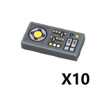 City Printed Accessories Building Blocks Computer Controller Monitor Keyboard Dashboard Mobile Phone Radio Mini Bricks Kids Toys - CADA BRICKS®