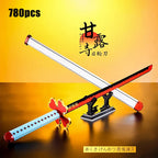 Samurai Sword Building Blocks Ninja Blade Katana Japanese Anime Butterfly Nichirin Knife Bricks MOC Children Toys for Adult Gift - CADA BRICKS®