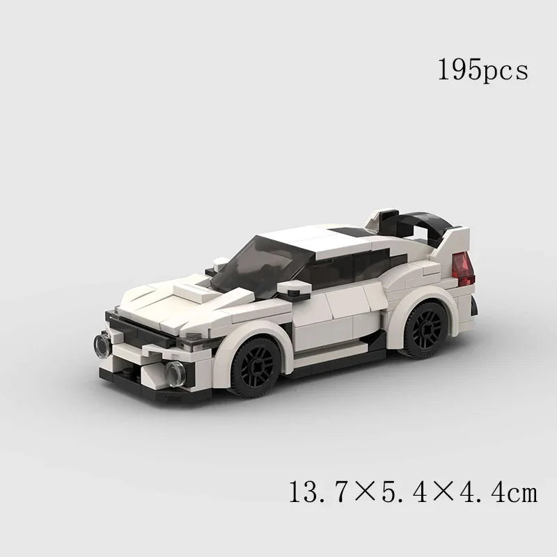 MOC Speed Champions Super Race Car F1 Great Vehicle Racing Model Building Blocks Bricks Sports Pickup Truck City Technique Toy - CADA BRICKS®