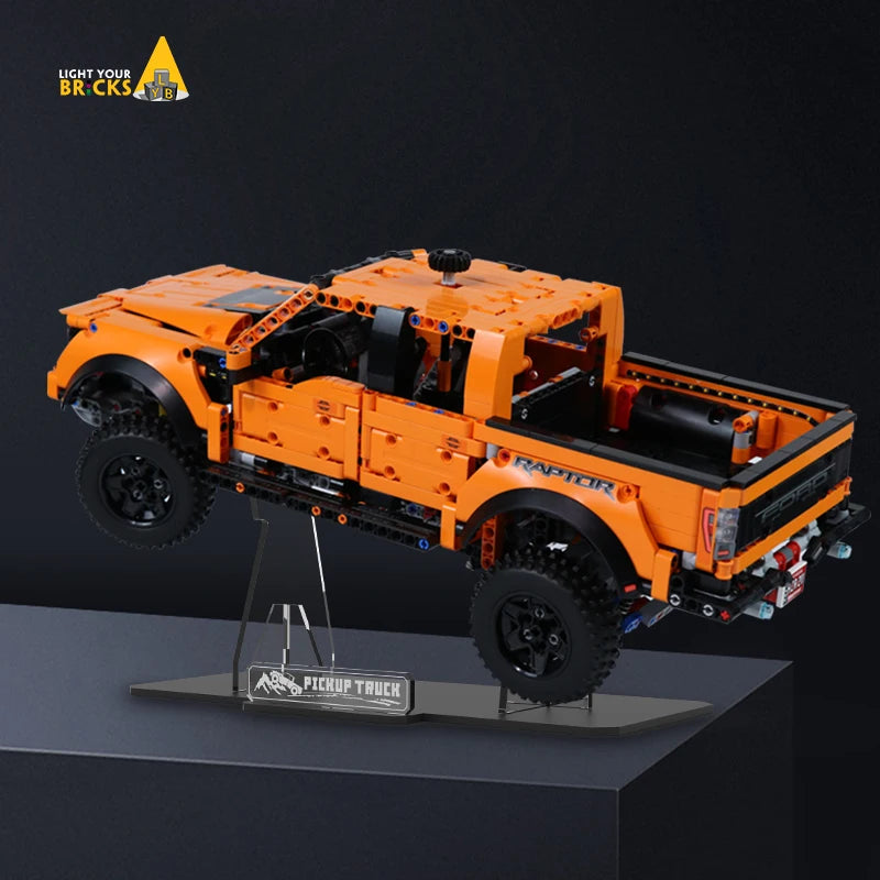 Technical 1:10 F-150 Forded Raptors Off-road Vehicle Building Blocks Pickup Truck Car Model Assemble  Bricks Toys for Kids Gift