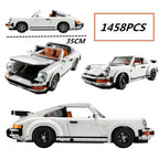 Icons Technical 911 Retro Car Model  Building Blocks Set 2in1 Race Model Kit for Adults and Teens Toys Christmas Gifts Idea Diy