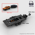 Technical Can Tilted Pickups F-150 Raptor Trailer Model Building Blocks DIY 42126 MOD Bricks Assembly Set Children's Toy Gifts