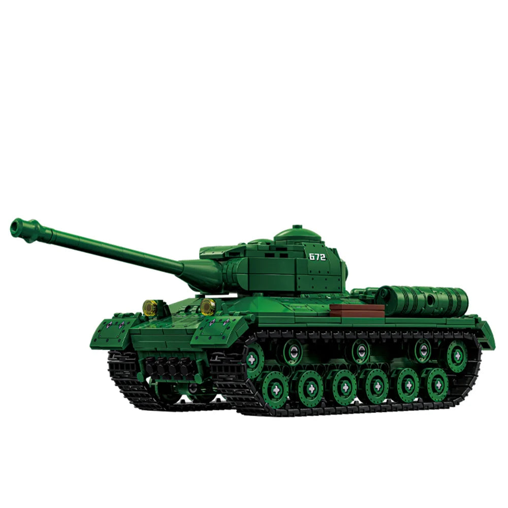 World War 2 WW2 Army Military Soldiers SWAT Leopard 2A7 Main Battle Tank Assemble Building Blocks Bricks Children's Toys Gift - CADA BRICKS®