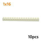 Technical Building Block MOC Combination Studded Long Beam with Hole Thick Bricks Compatible 3703 32018 3895 2730 3894 3701 3700 - CADA BRICKS®